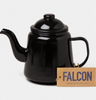 Falcon | Enamel Teapot | Coal Black