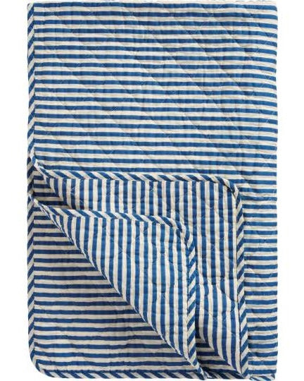 Ib Laursen | Quilt | Blue & White stripes
