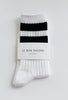 Le Bon Shoppe | Her Varsity Socks | White Black