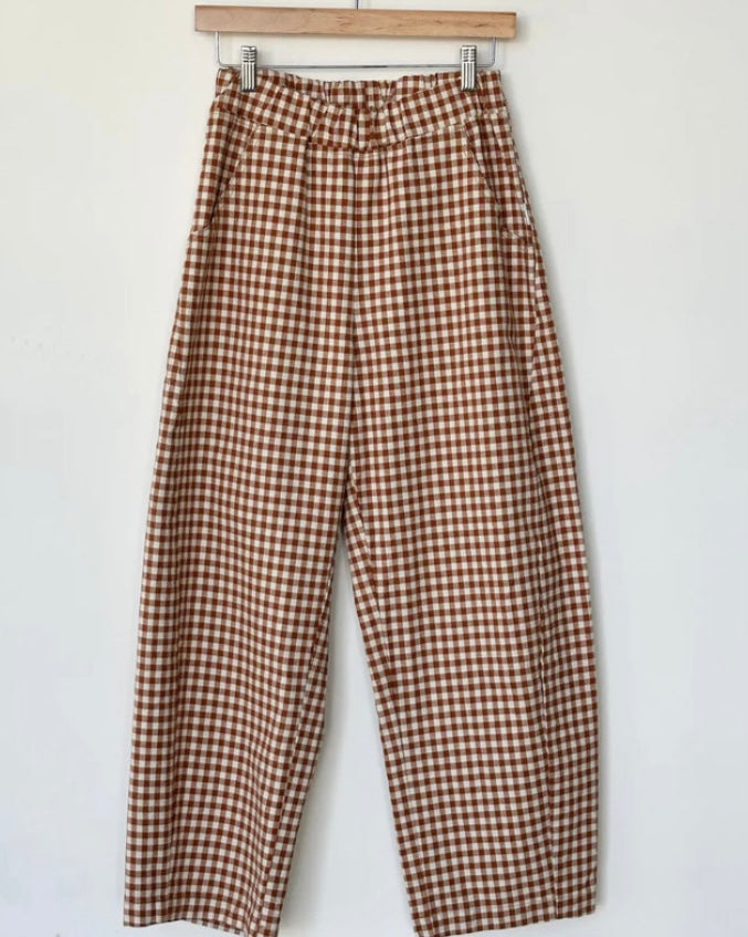 Le Bon Shoppe | Arc pants | Cinnamon Gingham