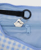 Baggu | Medium Crescent Nylon bag | Light Blue Gingham