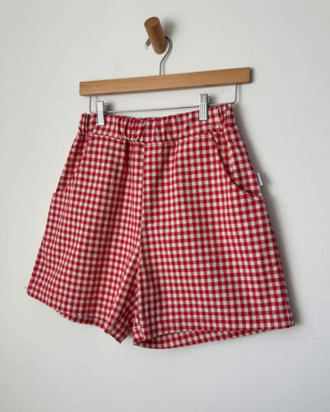 Le Bon Shoppe | City Shorts | Red Gingham