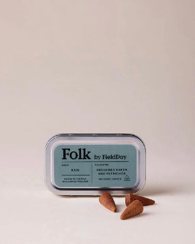 Field Day | Incense cones | Rain