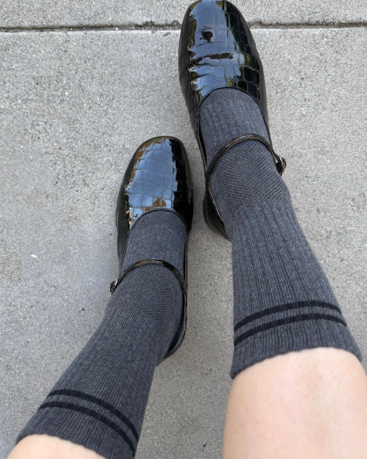 Le Bon Shoppe | Boyfriend Socks | Charcoal