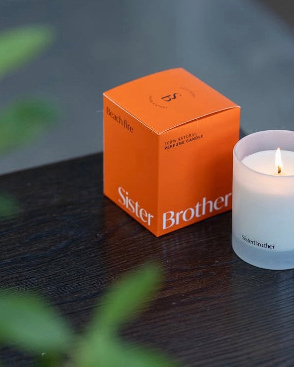 Sister Brother | Candle | Beach Fire