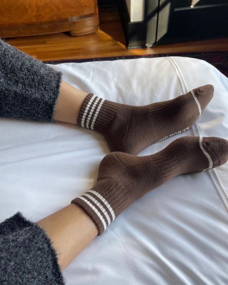 Le Bon Shoppe | Girlfriend Socks | Mahogany
