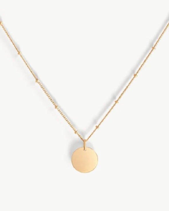 Sheena Marshall | Dylan Beaded Pendant Necklace | Gold Fill