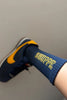 Le Bon Shoppe | Preppy Socks | Navy Gold