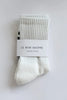 Le Bon Shoppe | Hugger Socks | White/Black