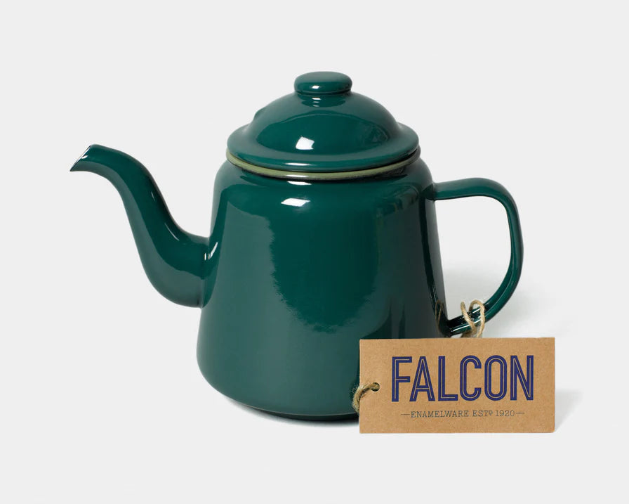 Falcon | Enamel Teapot | Samphire Green