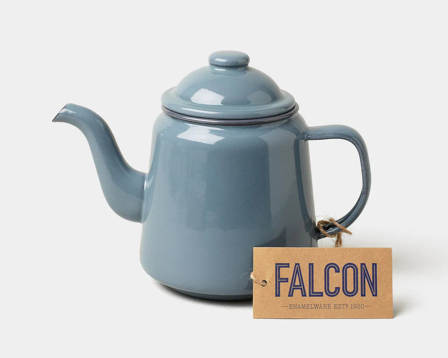 Falcon | Enamel Teapot | Pigeon Grey