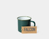 Falcon | Enamel mug | Samphire Green