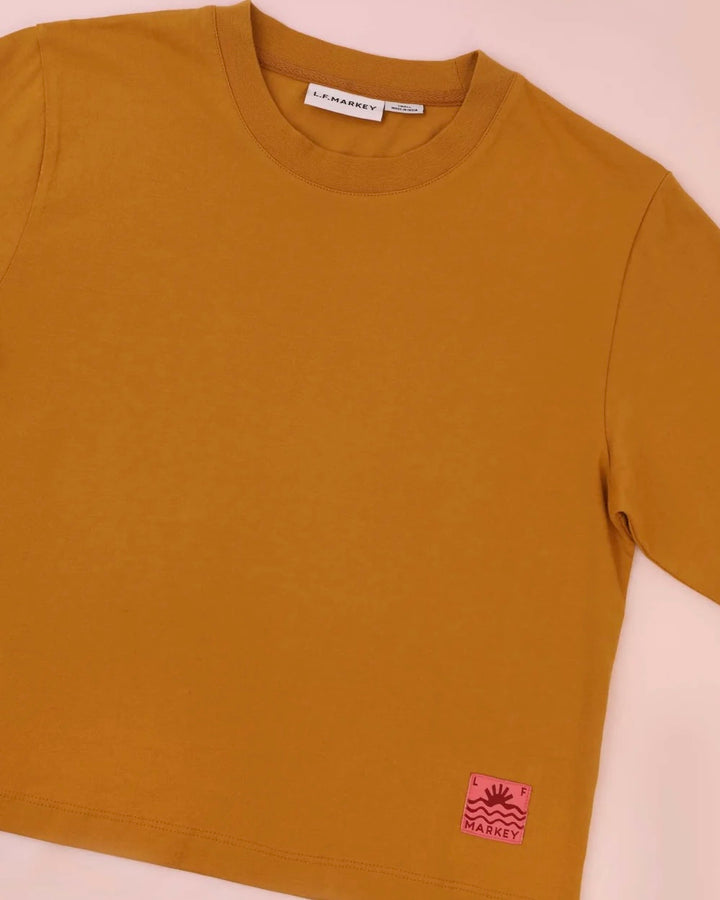 LF Markey | Boxy Tee | Mustard