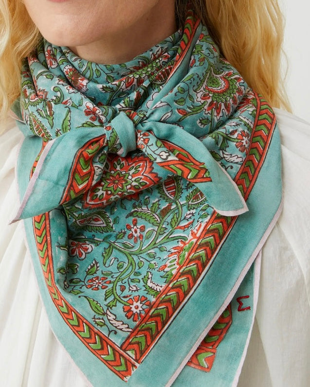 Moismont | Scarf Agra N°823 | Agate