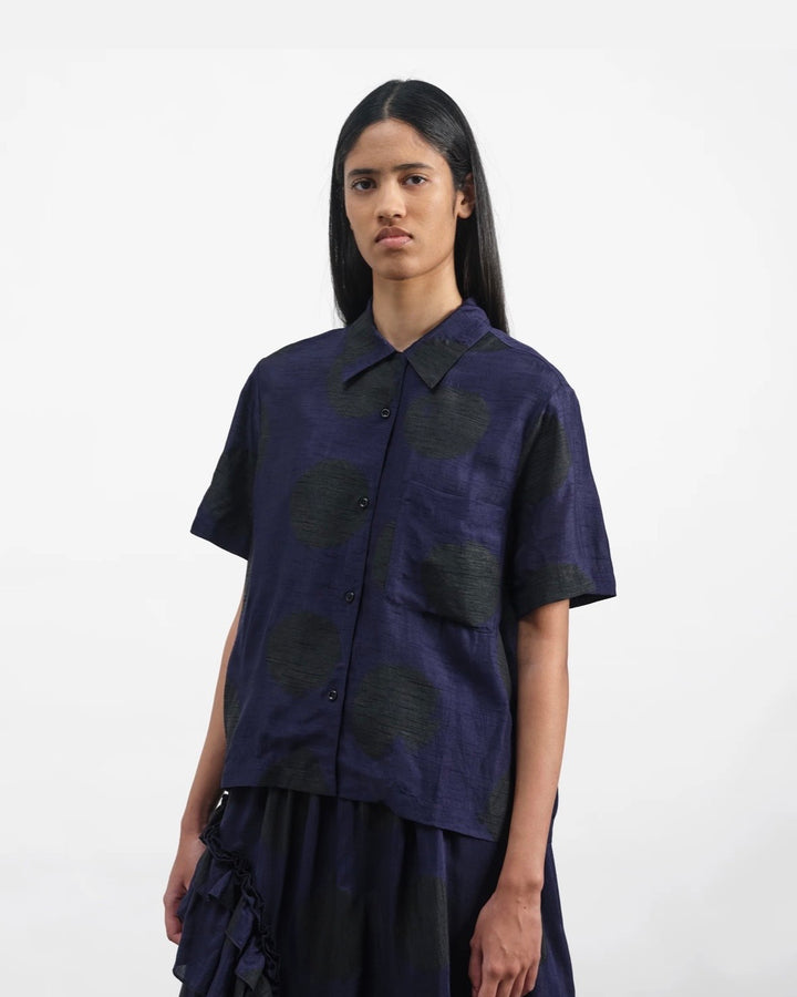 YMC | Vegas Shirt | Bleeding polka dot print