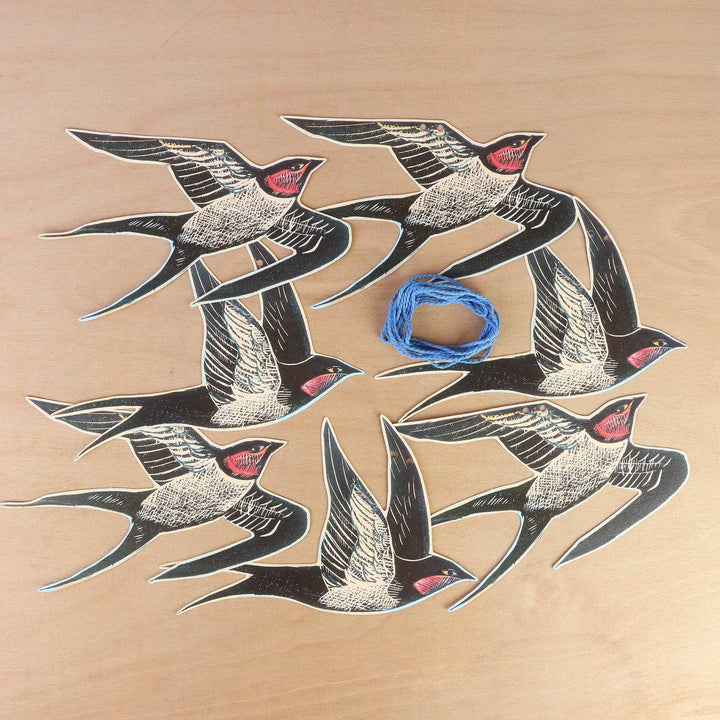 Art Angels | Cornish swallows Garland