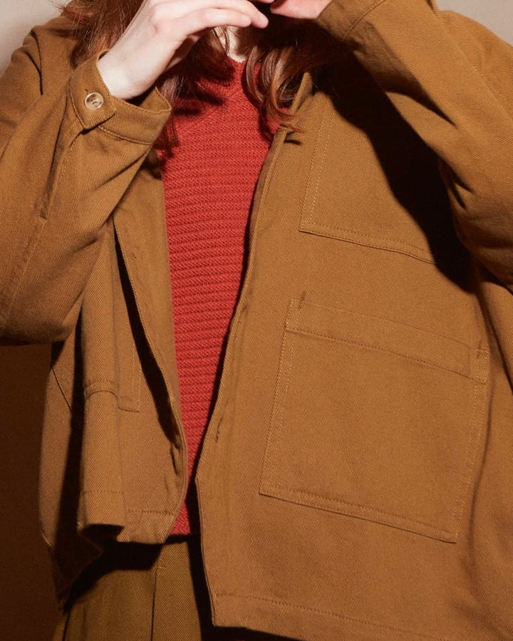 LF Markey | Oversized Chore Coat | Tobacco