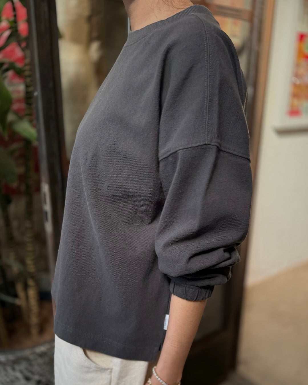 Le Bon Shoppe | Naturelle Tee | Slate Grey