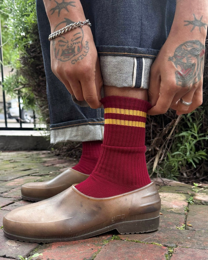 Le Bon Shoppe | Extended Boyfriend Socks | Cardinal