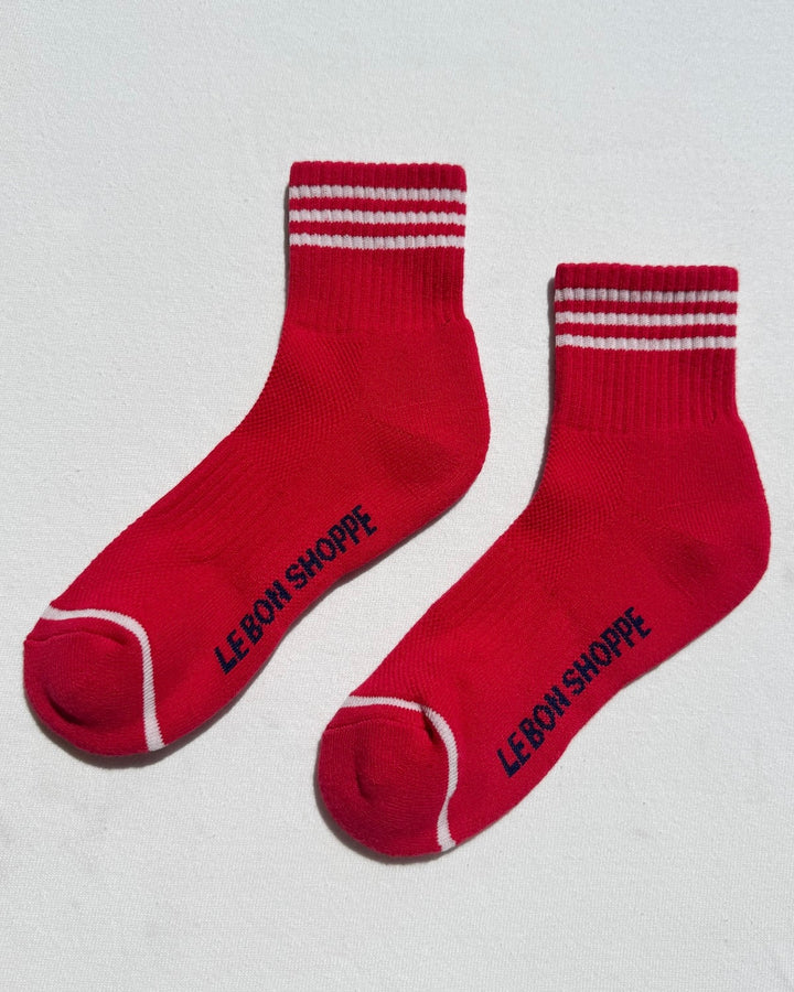 Le Bon Shoppe | Girlfriend Socks | Scarlet