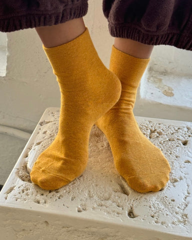 Le Bon Shoppe | Sneaker Socks | Marigold
