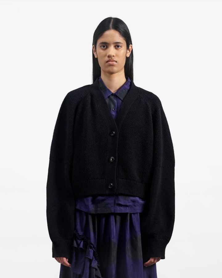 YMC | Computer Cardigan | Black