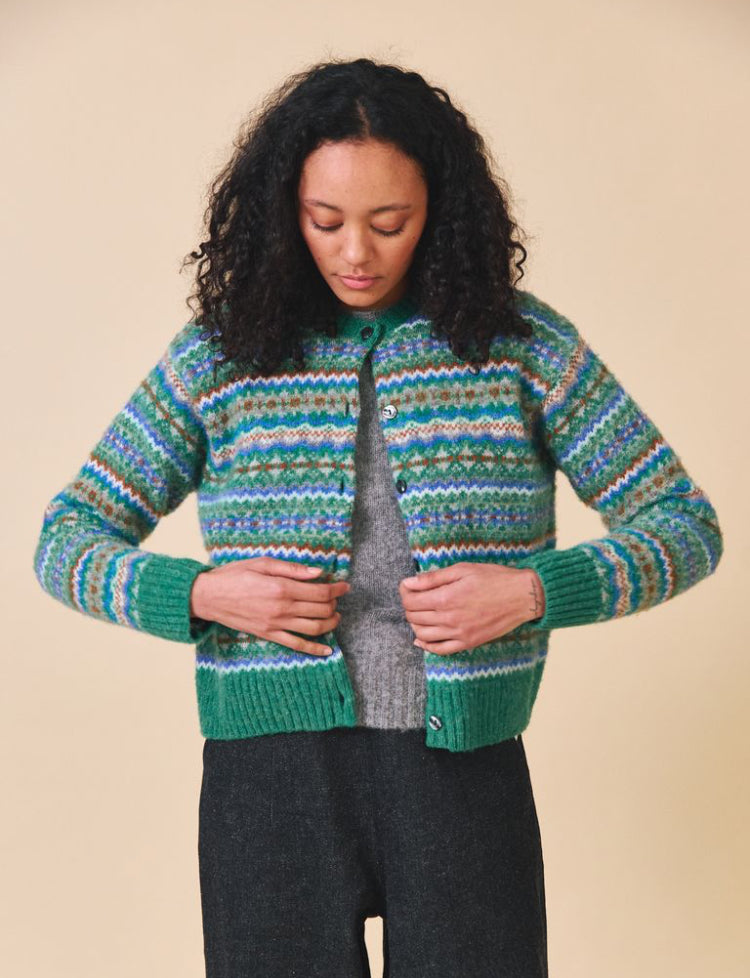 Sideline | Lola Cardigan | Green Mix