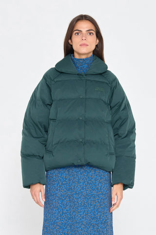 Tiny Big Sister | Short Down Jacket | Green