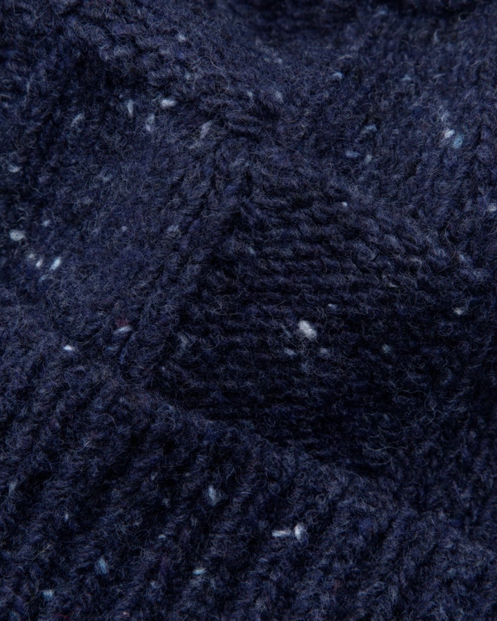 YMC | Donegal Waffle Beanie | Grey or Navy