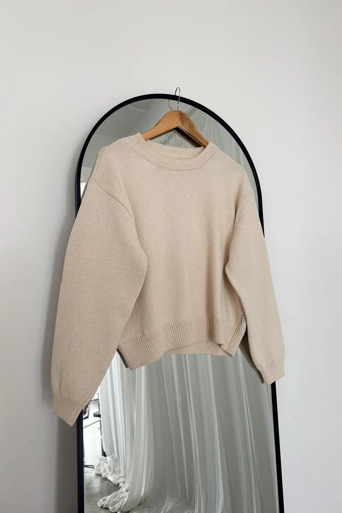 Le Bon Shoppe | Milo Cotton Sweater | Naturel