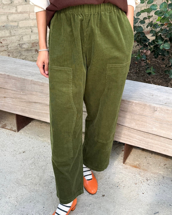 Le Bon Shoppe | Corduroy Gardener’s Pants | Bay Leaf