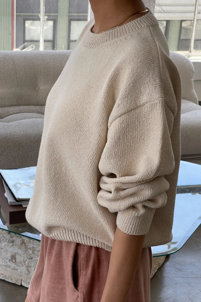 Le Bon Shoppe | Milo Cotton Sweater | Naturel