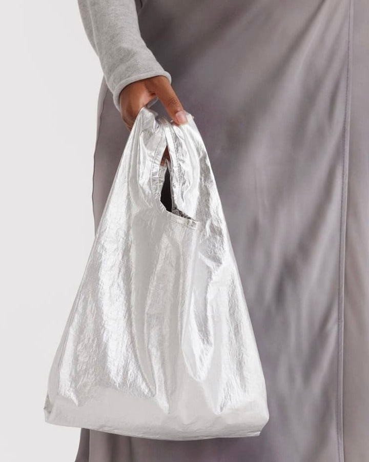 Baggu | Baby Baggu Reusable | Chrome Metallic