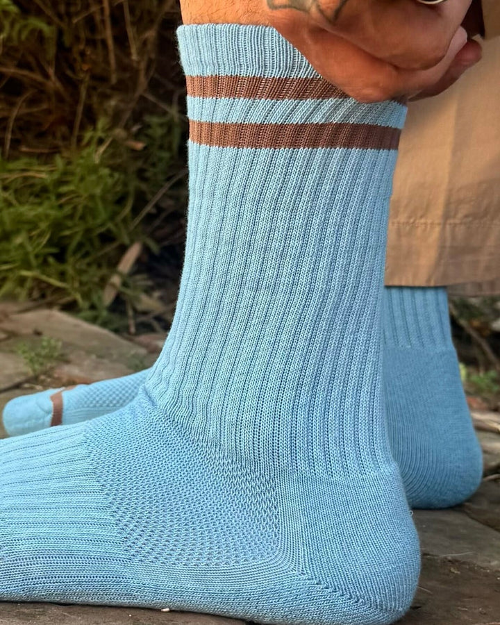 Le Bon Shoppe | Extended Boyfriend Socks | Powder Blue