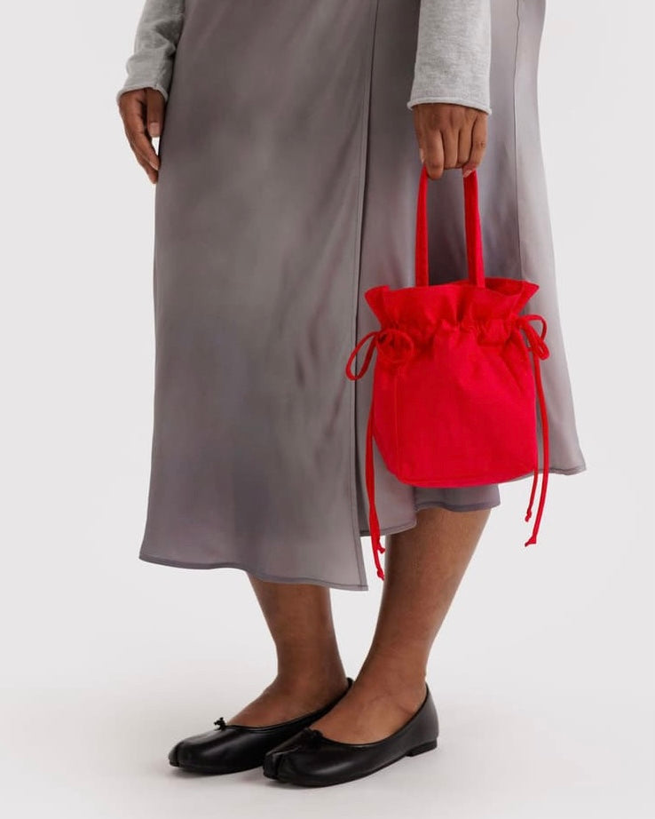 Baggu | Nylon Drawstring Bag | Candy Apple