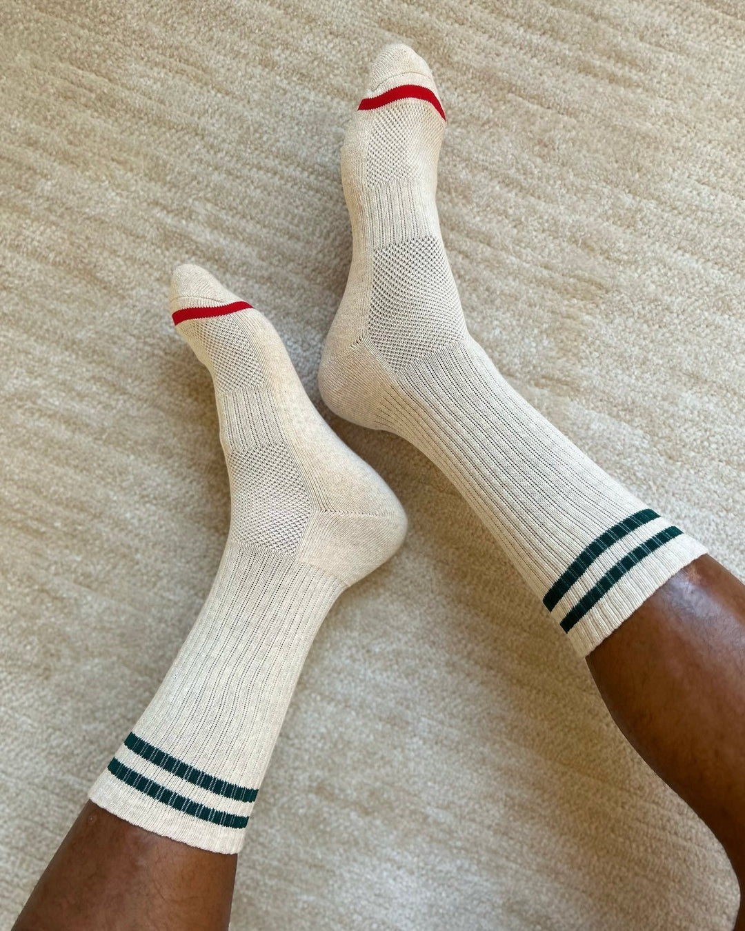 Le Bon Shoppe | Extended Boyfriend Socks | Oatmeal