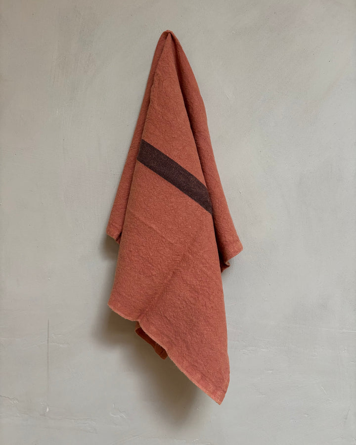 Charvet Editions | French Linen tea towel | Terracotta