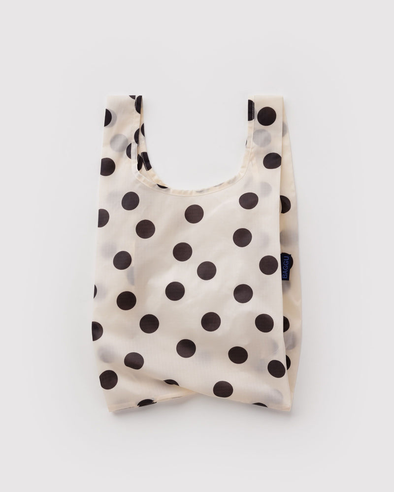 Baggu | Baby Baggu Reusable | Cream and Black Polka Dot