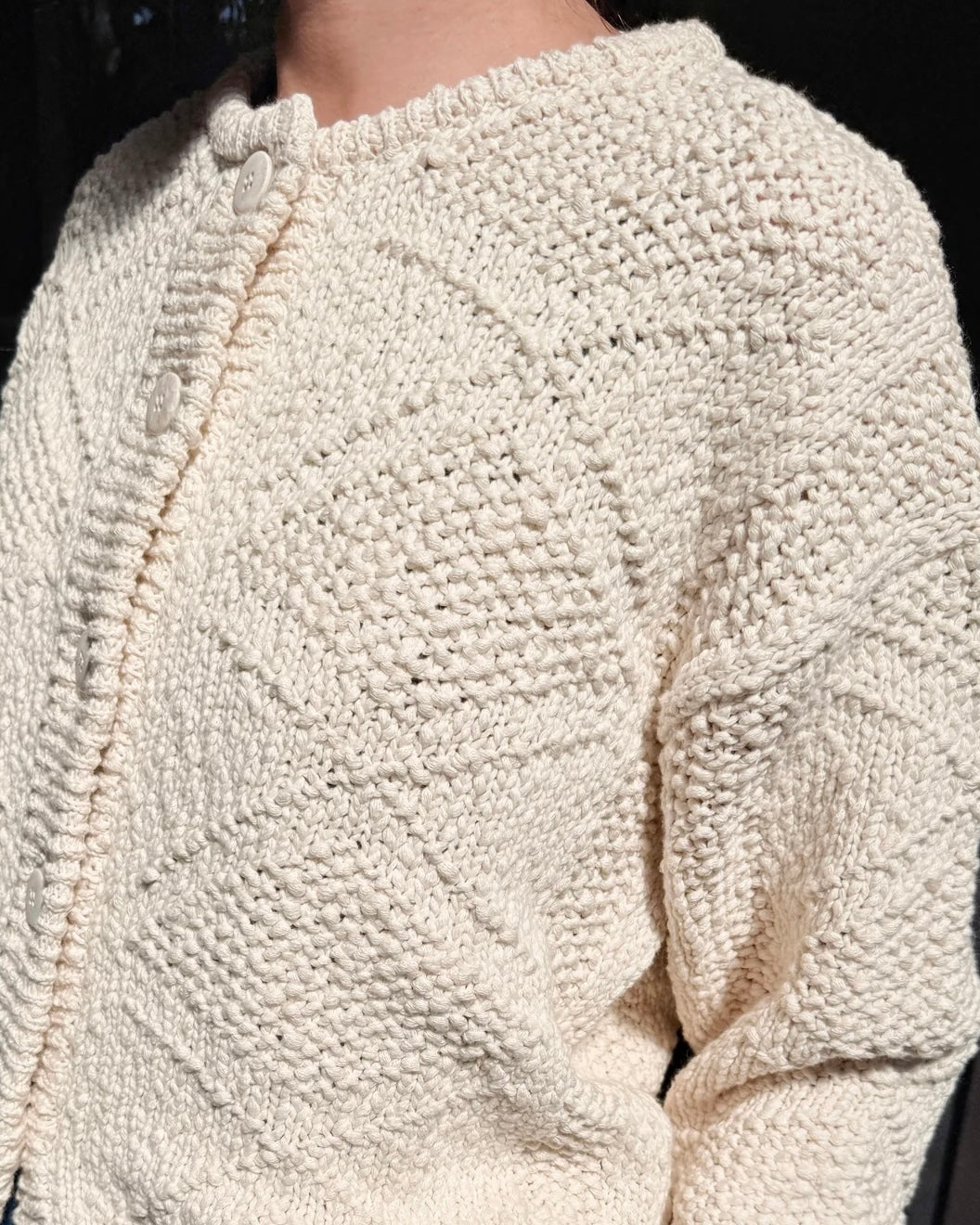 Le Bon Shoppe | Mason Cotton Cardigan | Natural