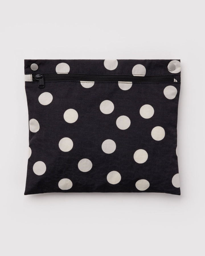 Baggu | Cloud Carry On | Black and Cream Polka Dot