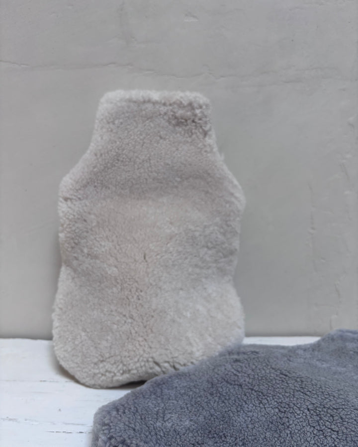 Sheepskin Hot Water Bottle Cover | Cream
