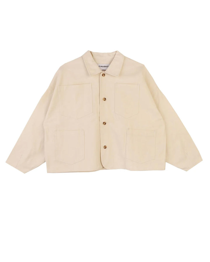 LF Markey | Carson Chore Coat | Ecru