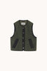 Tiny Big Sister | Sherpa Vest | Khaki