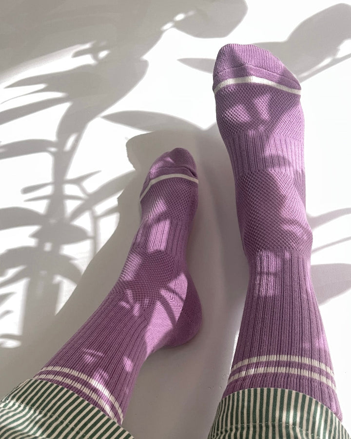 Le Bon Shoppe | Boyfriend Socks | Grape