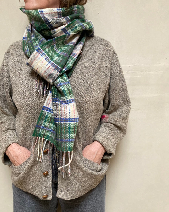 Molloy & Sons | Fine Diamond Scarf | Green