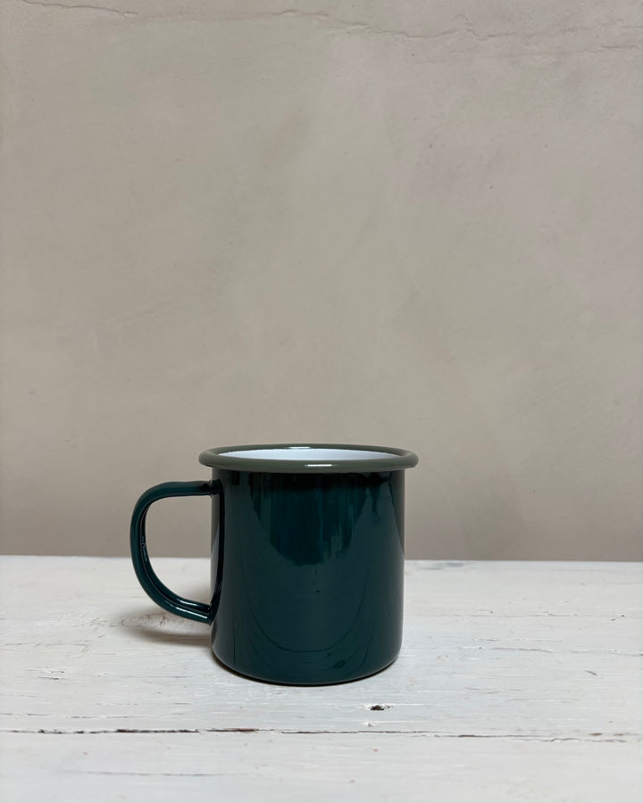 Falcon | Enamel mug | Samphire Green