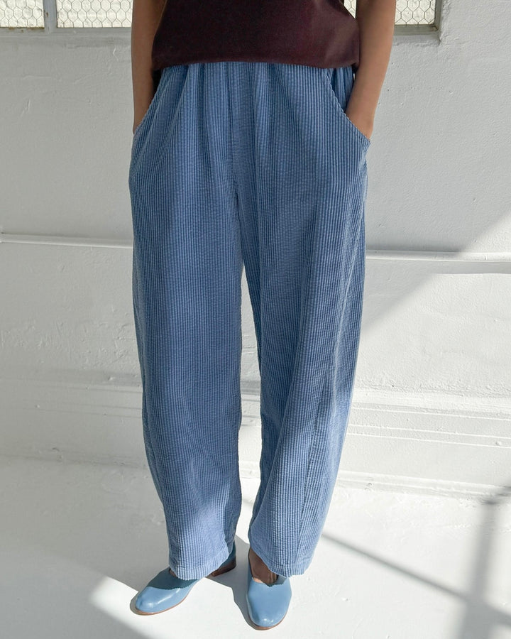 Le Bon Shoppe | Soft Corduroy Arc pants | Blue