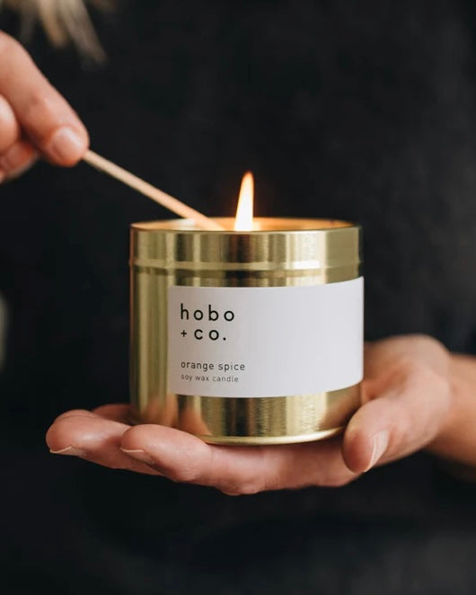 Hobo & Co | Large Candle Tin | Orange and Spice