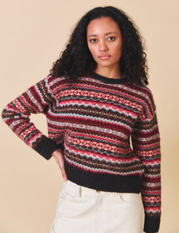 Sideline | Poppy Jumper | Black Mix