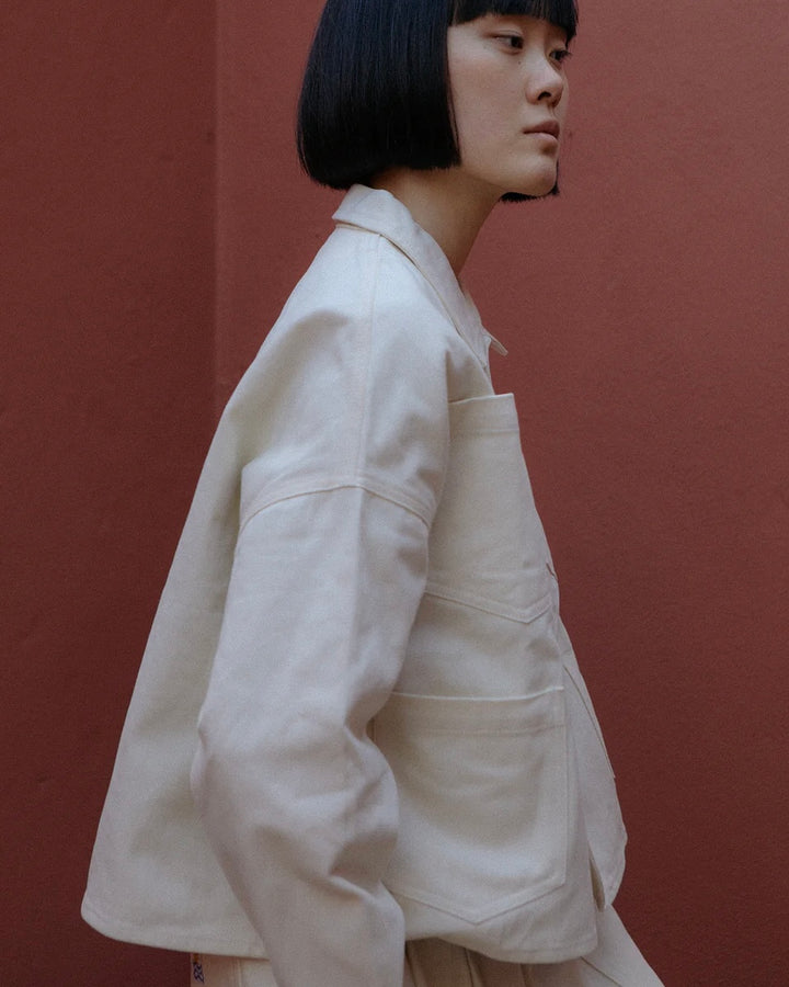 LF Markey | Carson Chore Coat | Ecru